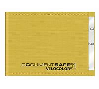 VELOFLEX 3271310 - Document Safe Kartenhülle, Kreditkartenhülle, RFID/NFC-Schutz, RFID-Blocker, 90 x 63 mm, gelb, 1 Stück