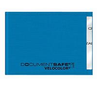 VELOFLEX 3271351 - Document Safe Kartenhülle, Kreditkartenhülle, RFID/NFC-Schutz, RFID-Blocker, 90 x 63 mm, blau, 1 Stück