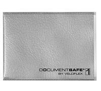 VELOFLEX 3271800 - Document Safe Kartenhülle, Kreditkartenhülle, RFID/NFC-Schutz, RFID-Blocker, 90 x 63 mm, grau, 1 Stück