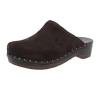 Velours-Toeffler Absatz-Clogs braun Mittel - Berkemann UK 3.0