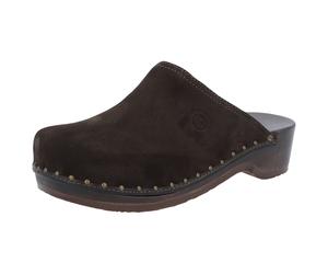 Velours-Toeffler Absatz-Clogs braun Mittel - Berkemann UK 3.5