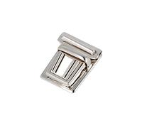 VELOX Tupi-Brosche, rechteckig, aus Nickelstahl, 31 x 27 mm, 2 Stück, ideales Zubehör für endlose Verschlussanwendungen für Taschen, Rucksäcke, Geldbörsen und endlose mehr.