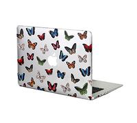 Velvet Caviar Hülle kompatibel mit MacBook Transparent Vintage Schmetterling A1706 / A2159 / A1989 / A1708 - Macbook Pro 13"