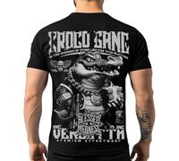 Vendetta Inc. Herren Kurzarm Tshirt Croco Gang schwarz VD-1534 Shirt S-5XL (DE/NL/SE/PL, Alphanumerisch, XL, Regular, Regular, Schwarz)