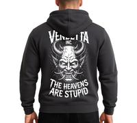 Vendetta Inc. Hoodie The Heavens Are Stupid VD-4105 - Anthrazit Herren Kapuzenpullover Skull Print Sweatshirt M-4XL (DE/NL/SE/PL, Alphanumerisch, 4XL, Regular, Regular, anthrazit)