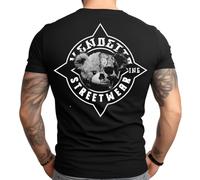 Vendetta Inc. Männer T Shirt Skull Teddy schwarz VD-1424 Rundhals Kurzarm Baumwoll