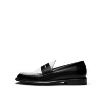 Vendôme Blandine Schwarz und Weiß Kalbsleder Loafers IB51015-10176-37 40 Schwarz