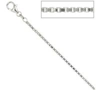 Jobo Damen Venezianerkette 925 Silber 1,8 mm 45 cm Halskette Kette Silberkette Karabiner