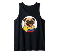 Venezuela-Flaggen-Mops. Lustige Venezolaner Tank Top
