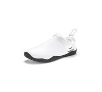 Aquaschuh VENICE BEACH "Badelatsche, Badeschuhe, Badeschlappe, Wasserschuh, leichter Slipper", Damen, Gr. 44, schwarz-weiß (weiß, schwarz), Obermaterial: 80% Neopren, 20% Textilmaterial. Decksohle: 10