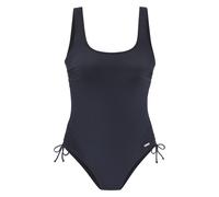 Badeanzug VENICE BEACH "Caru", Damen, Gr. 38, Cup B, blau (marine), Recycling-Polyamid, unifarben, Badeanzüge, mit modernem Allover-Print (78382209-38) marine