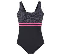 Badeanzug VENICE BEACH Gr. 52, N-Gr, schwarz (schwarz, grau) Damen Badeanzüge (855599-52) schwarz, grau