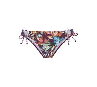 Badehose VENICE BEACH "Cadu", Damen, Gr. 42, N-Gr, bordeaux bedruckt, Obermaterial: 84% Polyamid, 16% Elasthan. Futter: 92% Polyester, 8% Elasthan, Badehosen Badehose, im floralen Design (30208257-42)