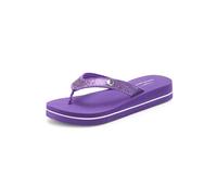 Badezehentrenner VENICE BEACH "Sandale, Badeschuh, Badelatsche, Flip Flop, Badeschlappe, Pantolette", Damen, Gr. 39, lila, Obermaterial: 100% Textilmaterial. Decksohle: 100% Synthetik. Futter: 100% Te