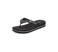 Badezehentrenner VENICE BEACH Gr. 42, schwarz Damen Schuhe Dianette Strandschuhe Sandale, Pantolette, Badeschuh ultraleicht mit Glitzerband VEGAN (63759004-42)