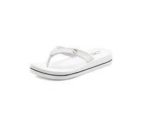Badezehentrenner VENICE BEACH Gr. 36, weiß Damen Schuhe Dianette Strandschuhe Sandale, Pantolette, Badeschuh ultraleicht mit Glitzerband VEGAN (45839507-36)