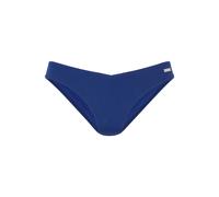 Bikini-Hose VENICE BEACH "Lucky", Damen, Gr. 36, N-Gr, blau, Recycling-Polyamid, Strukturmuster, Badehosen Bikini-Hose, aus gerippter Strukturware (33971819-36) blau