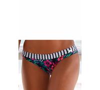 Bikini-Hose VENICE BEACH "Summer", Damen, Gr. 46, N-Gr, blau (marine, bedruckt), Polyamid, Xtra Life LYCRA, floral, Badehosen, im Mustermix (867507-46) marine, bedruckt