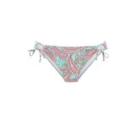 Bikini-Hose VENICE BEACH "Paislee", Damen, Gr. 34, N-Gr, grün (mint, bedruckt), Recycling-Polyamid, Paisleymuster, bedruckt, Badehosen, seitlich zum Binden, softe Microfaser, mit recyceltem Polyamid (