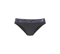 Bikini-Hose VENICE BEACH "Moloka", Damen, Gr. 38, N-Gr, schwarz (schwarz bedruckt), Recycling-Polyamid, bedruckt, Badehosen Bikini-Hose, mit bedrucktem Umschlag (87503428-38) schwarz bedruckt