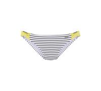 Bikini-Hose VENICE BEACH "Camie", Gr. 40, N-Gr, grün (schwarz, weiß, limette), Recycling-Polyamid, gestreift, kontrastfarbene Details, Badehosen Bikini-Hose, mit geflochtenen Details (69549966-40) sch