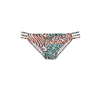 Bikini-Hose VENICE BEACH "Maia", Damen, Gr. 32, N-Gr, grün (türkis, bedruckt), Polyamid, Animalprint, bedruckt, Badehosen Bikini-Hose, mit Bändern an den Seiten (63869823-32)