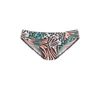 Bikini-Hose VENICE BEACH "Maia", Damen, Gr. 34, N-Gr, grün (türkis, bedruckt), Microfaser, Polyamid, Animalprint, Badehosen, mit Umschlagbund (71185919-34) türkis, bedruckt