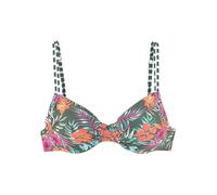 VENICE BEACH Bügel-Bikini-Top Damen oliv bedruckt Gr.38 Cup F