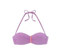 VENICE BEACH Bügel-Bandeau-Bikini-Top Damen lila Gr.44 Cup D