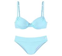 Bügel-Bikini VENICE BEACH "Aria" Gr. 36, Cup F, blau (aqua) Damen Bikini-Sets (58313946-36) aqua