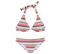 Bügel-Bikini VENICE BEACH Gr. 38, Cup B, beige (creme, rosa) Damen Bikini-Sets (62269120-38) creme, rosa