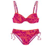 VENICE BEACH Bügel-Bikini Damen orange-pink bedruckt Gr.40 Cup C