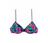 VENICE BEACH Bügel-Bikini-Top Damen marine-bedruckt Gr.40 Cup D