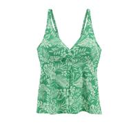 VENICE BEACH Bügel-Tankini-Top Damen grün bedruckt Gr.38 Cup E