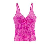 VENICE BEACH Bügel-Tankini-Top Damen pink bedruckt Gr.46 Cup D