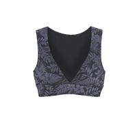 VENICE BEACH Bustier-Bikini-Top Damen schwarz bedruckt Gr.38 Cup A/B