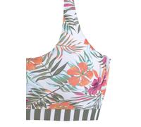 VENICE BEACH Bustier-Bikini-Top Damen weiß bedruckt Gr.42