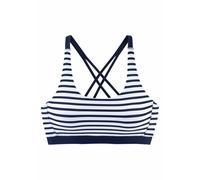 Venice Beach LM exkl. Sport Bustier-Top White-Navy-s - 36