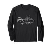 Venice Beach California Signature Heart Art - Strand-Souvenir Langarmshirt