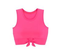 Crop-Bikini-Top VENICE BEACH "Planet" Gr. 34, Cup A/B, orange (koralle) Damen Bikini-Oberteile (92421428-34) koralle