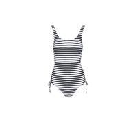 Badeanzug VENICE BEACH "Summer", Damen, Gr. 34, Cup C/D, blau (navy, weiß s), Obermaterial: 80% Polyamid, 20% Elasthan (LYCRA XTRA LIFE). Futter: 100% Polyester, Badeanzüge, mit seitlicher Raffung (83