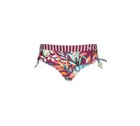 LASCANA - Venice Beach LM exkl. Sport Bikinihose mit Raffung bordeaux pri - Gr. - 40