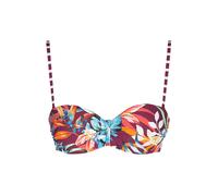 LASCANA - Venice Beach LM exkl. Sport Bügel-Bandeau-Top bordeaux pri - Gr. - 44C