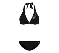 Bügel-Bikini VENICE BEACH, Damen, Gr. 42, Cup C, schwarz, Polyamid, unifarben, Bikini-Sets Bügel-Bikini, mit kontrastfarbigen Schriftzug (94143446-42) schwarz