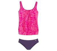 Oversize-Tankini VENICE BEACH, Damen, Gr. 44, N-Gr, lila (beere, rosa), Polyamid, Bikini-Sets, Oversize-Form (838826-44) beere, rosa