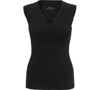 Venice Beach Sport-T-Shirt für Damen mit körperumspielender Schnittform und V-Ausschnitt ELEAM M, Black