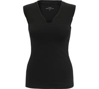 Venice Beach Sport-T-Shirt Damen ELEAM körperumspielender Schnittform V-Ausschnitt S Schwarz