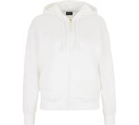 Kapuzensweatjacke VENICE BEACH "KAPUZEN-SWEATJACKE CAYLEE", Damen, Gr. L (42), weiß (cloud weiß), Obermaterial: 50% Polyester, 45% Modal, 5% Elasthan, sportlich, Sweatjacken (54721448-L) cloud weiß