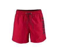 Badeshorts VENICE BEACH, Herren, Gr. XL (54/56), N-Gr, rot, Microfaser, Microfaser, Polyester, unifarben, Badehosen Badeshorts, mit Innenslip, mit Innentasche, mit Außenkordel (809664-XL) rot