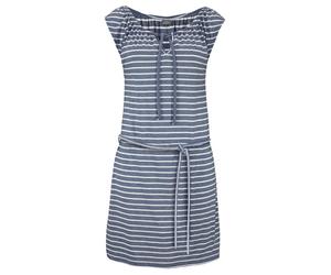 VENICE BEACH Jerseykleid Damen blau-weiß-gestreift Gr.38